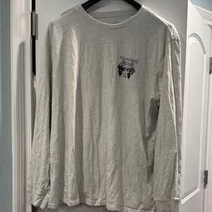 Vineyard Vines Light Gray Long Sleeve Men's Tee XXL